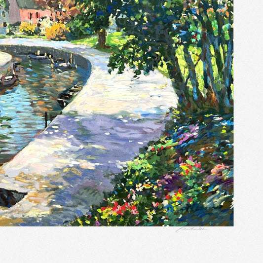 Christian Title (1932-2020), "The Canal" Limited Edition Printer's Proof Serigraph, Numbered and Hand Signed with Letter of Authenticity