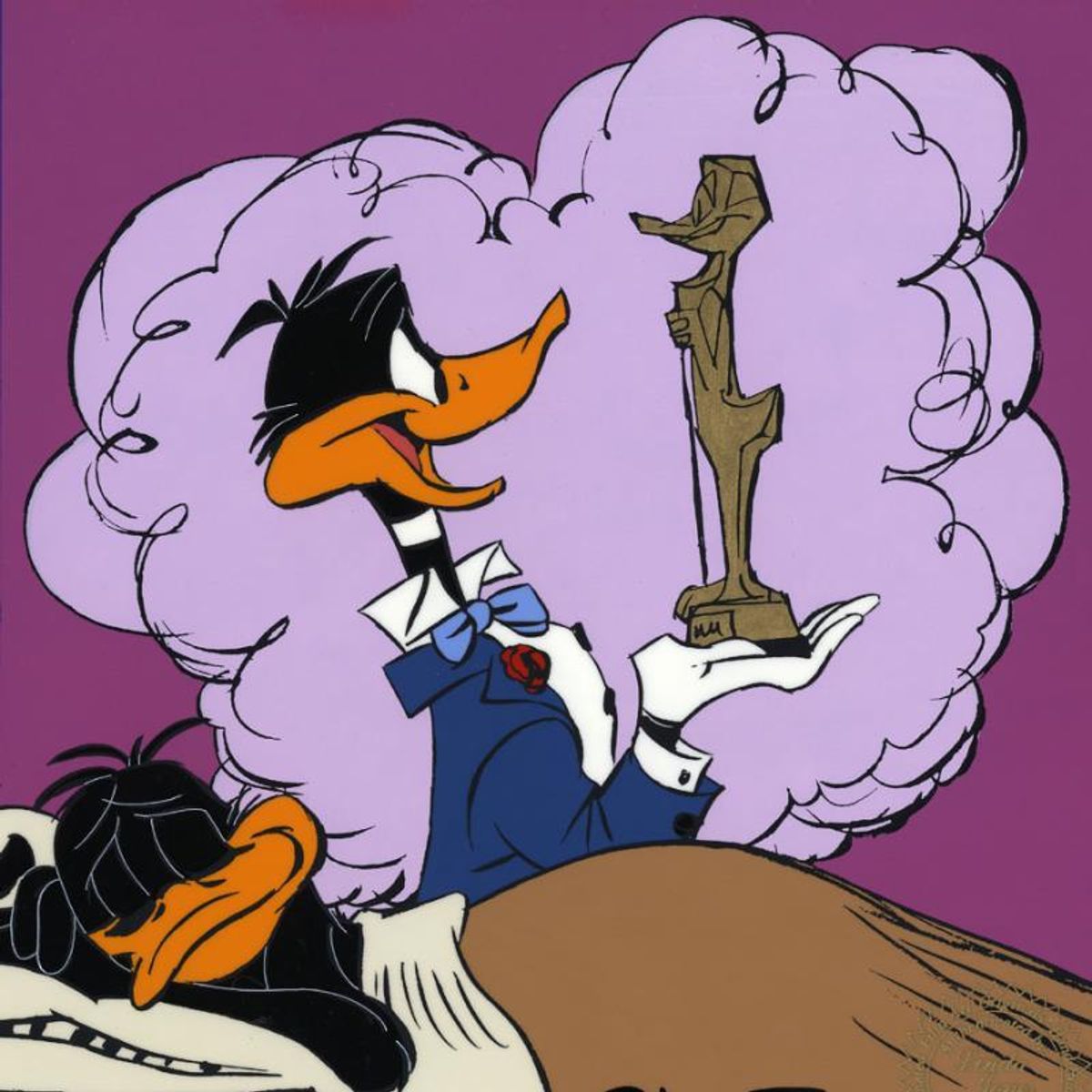 Chuck Jones "Daffy Ducks Impossible Dream" Hand Signed, Hand Painted Limited Edition Sericel.