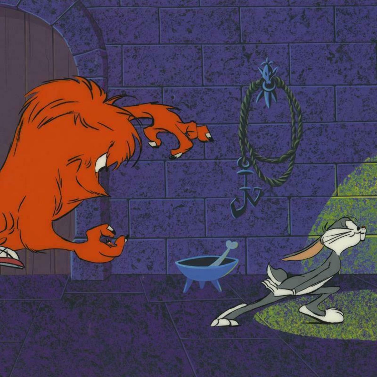 Chuck Jones "Hair Raising Hare" Hand Signed, Hand Painted Limited Edition Sericel.