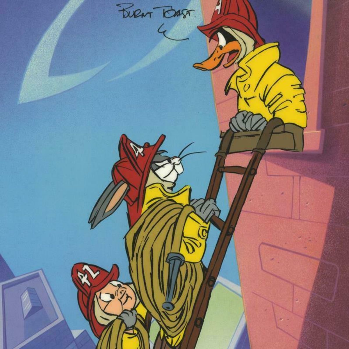 Chuck Jones "Burnt Toast" Hand Signed, Hand Painted Limited Edition Sericel.