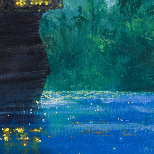 James Coleman, "Pan on Board" Limited Edition on Canvas from Disney Fine Art, Numbered and Hand Signed with Letter of Authenticity