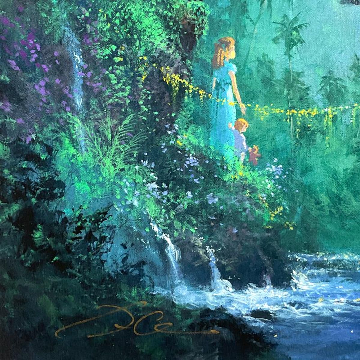 James Coleman, "Pan on Board" Limited Edition on Canvas from Disney Fine Art, Numbered and Hand Signed with Letter of Authenticity