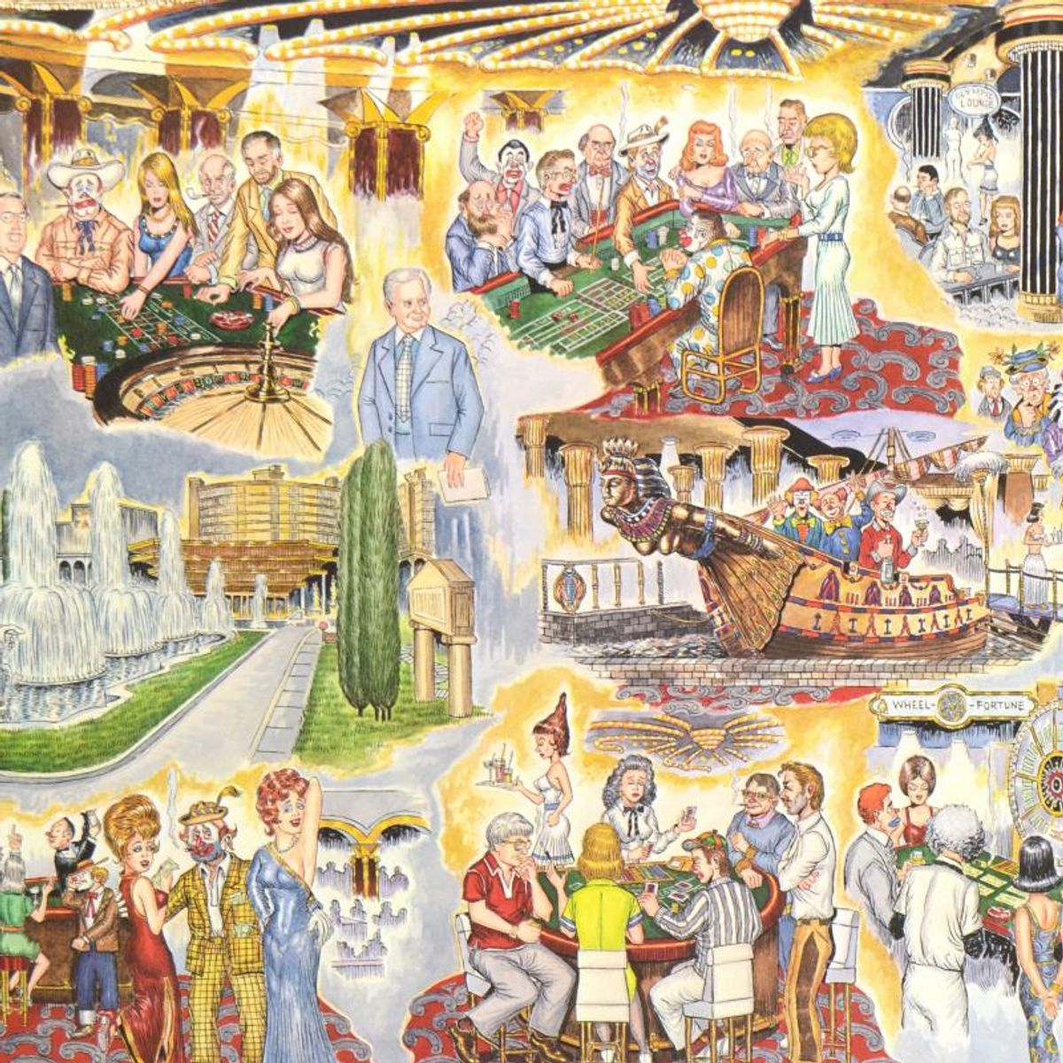 George Crionas (1925-2004), "Caesar's Fantasy" Limited Edition Lithograph, Numbered and Hand Hand Signed with Letter of Authenticity.