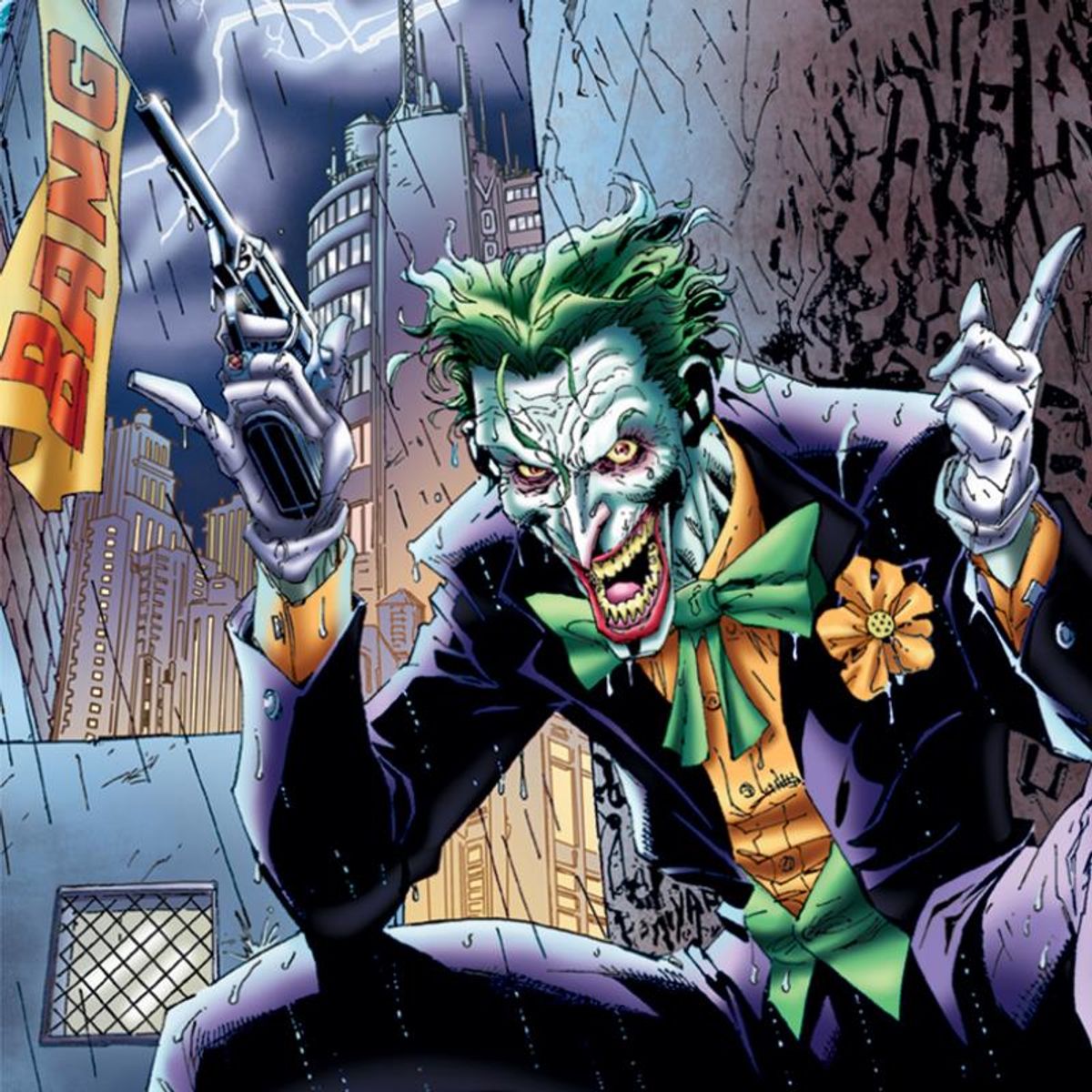 DC Comics, "Joker" Numbered Limited Edition Giclee with Certificate of Authenticity.