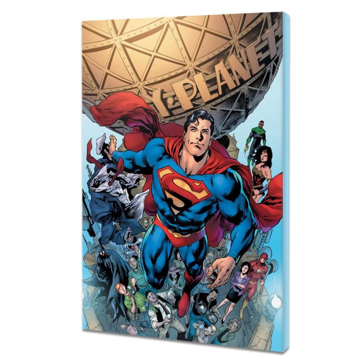 DC Comics, "Superman #19" Numbered Limited Edition Giclee on Canvas by Ivan Reis with COA.