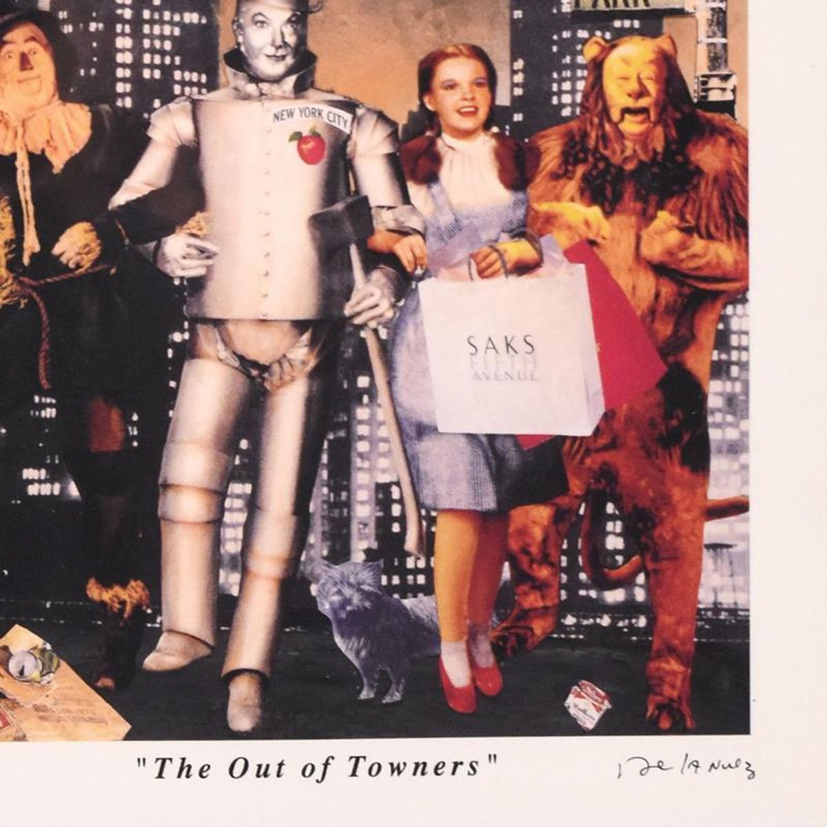 Nelson De La Nuez, "The Out of Towner" AP Limited Edition, Numbered and Hand Signed with Letter of Authenticity.