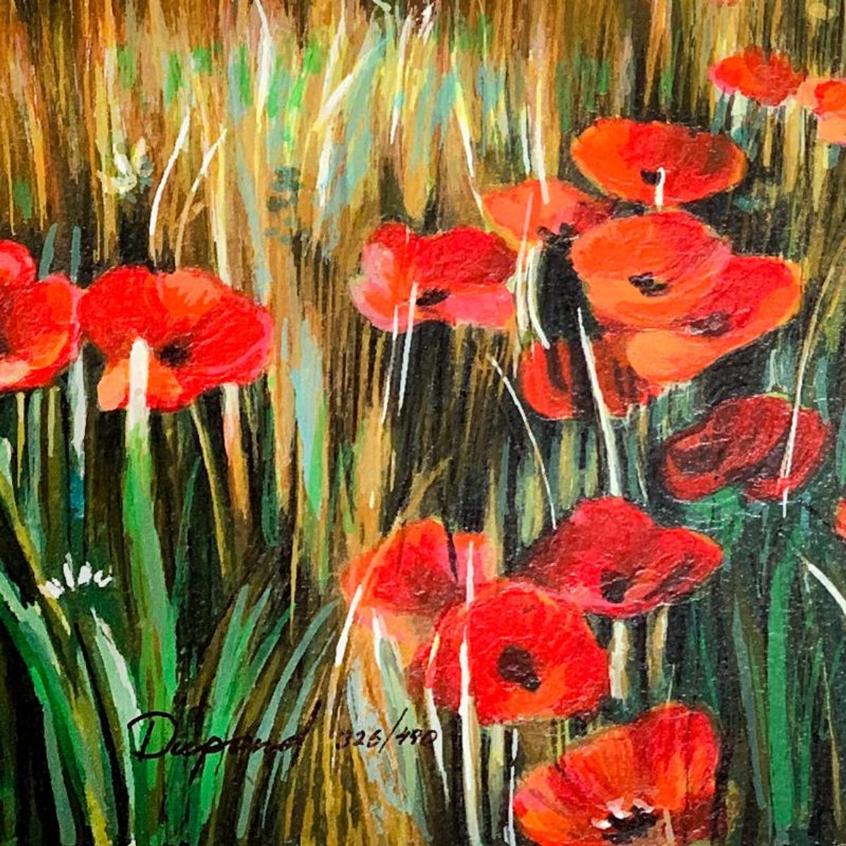 Yuri Dupond, Hand Signed Limited Edition Serigraph on Paper with Letter of Authenticity.