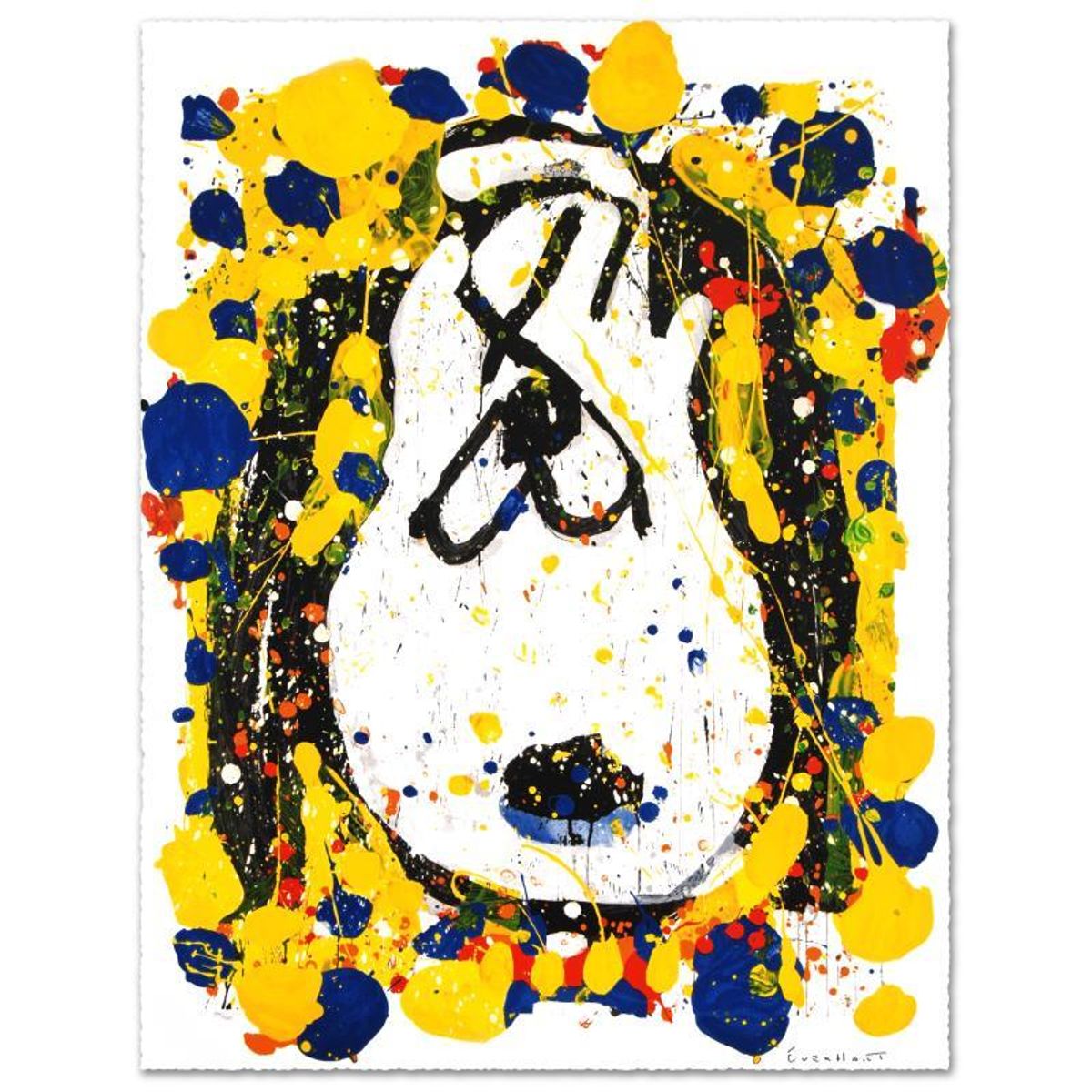 Squeeze The Day-Tuesday Limited Edition Hand Pulled Original Lithograph (29" x 38.5") by Renowned Charles Schulz Protege, Tom Everhart. Numbered and Hand Signed by the Artist, with Certificat