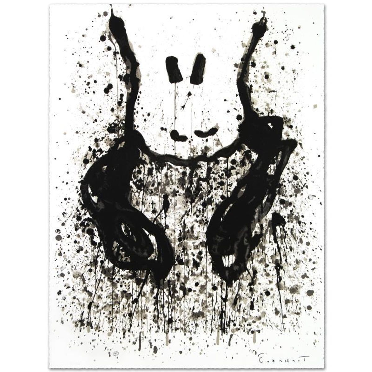 Watchdog 6 O'Clock Limited Edition Hand Pulled Original Lithograph by Renowned Charles Schulz Protege, Tom Everhart. Numbered and Hand Signed by the Artist, with Certificate of Authenticity.
