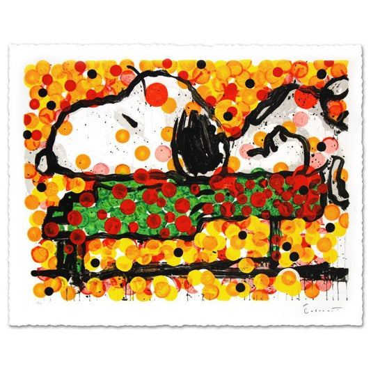 Play that Funky Music Limited Edition Hand Pulled Original Lithograph by Renowned Charles Schulz Protege, Tom Everhart. Numbered and Hand Signed by the Artist, with Certificate of Authenticit