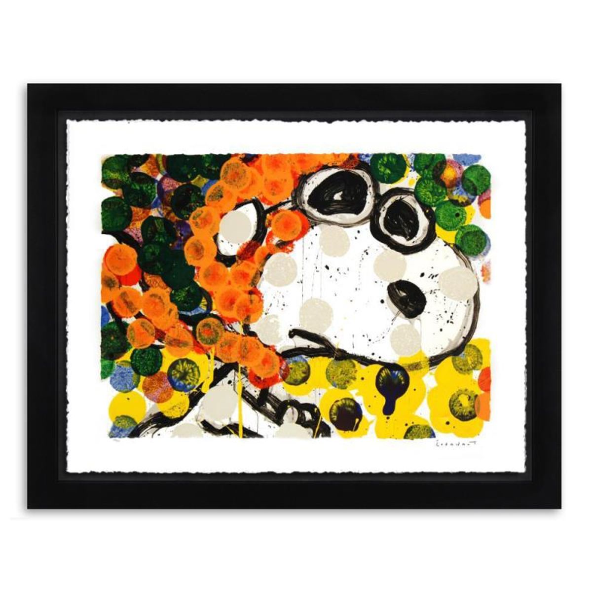 Tom Everhart, "Ten Ways To Drive An SUV" Framed Limited Edition Hand Pulled Original Lithograph. Hand Signed, with Letter of Authenticity.