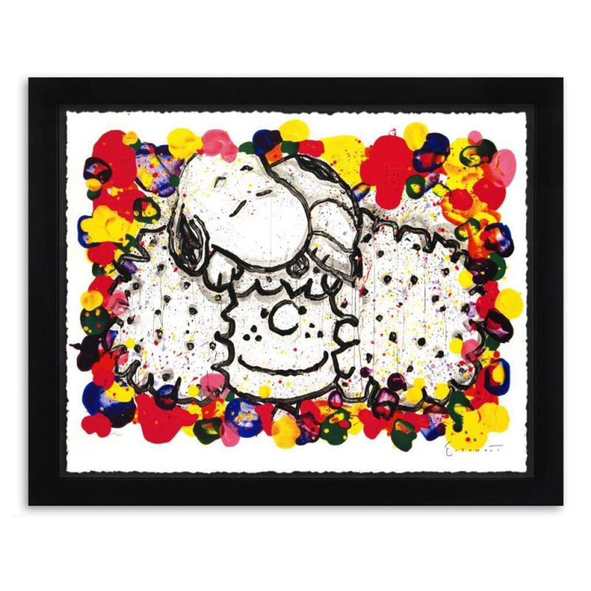 Tom Everhart, "Why I Like Big Hair" Framed Limited Edition Hand Pulled Original Lithograph. Hand Signed, with Letter of Authenticity.
