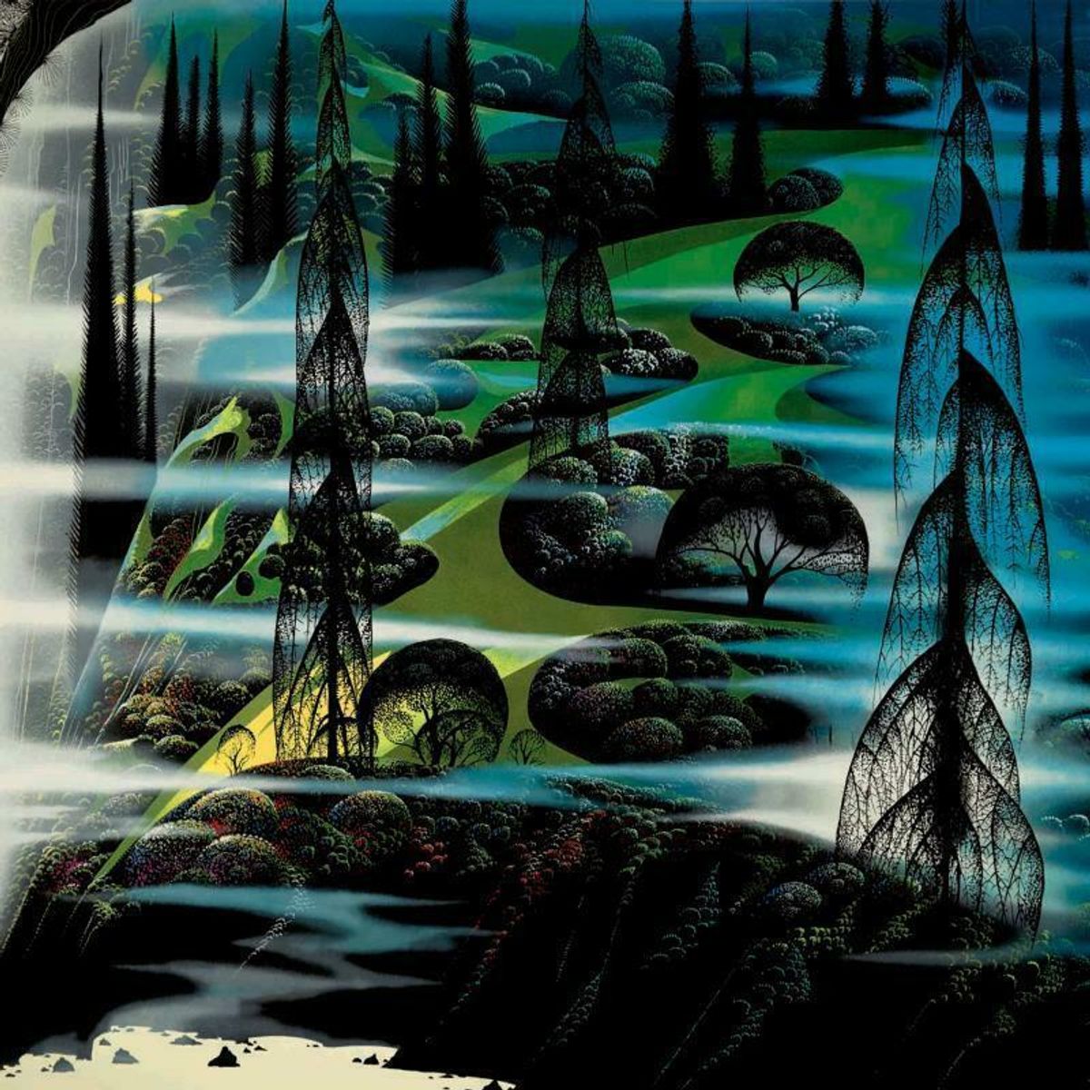 Eyvind Earle (1916-2000), "Beauty Beyond Believing" Limited Edition Serigraph on Paper; Numbered & Hand Signed; with Certificate of Authenticity.