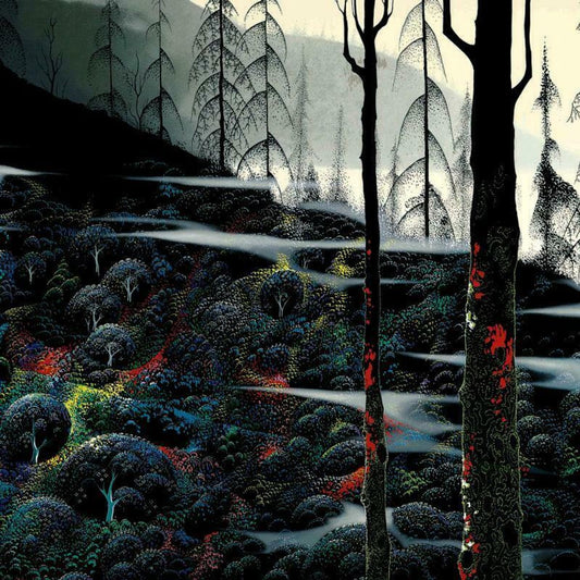 Eyvind Earle (1916-2000), "Dawns First Light" Limited Edition Serigraph on Paper; Numbered & Hand Signed; with Certificate of Authenticity.