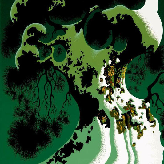 Eyvind Earle (1916-2000), "Snow Covered Bonsai" Limited Edition Serigraph on Paper; Numbered & Hand Signed; with Certificate of Authenticity.