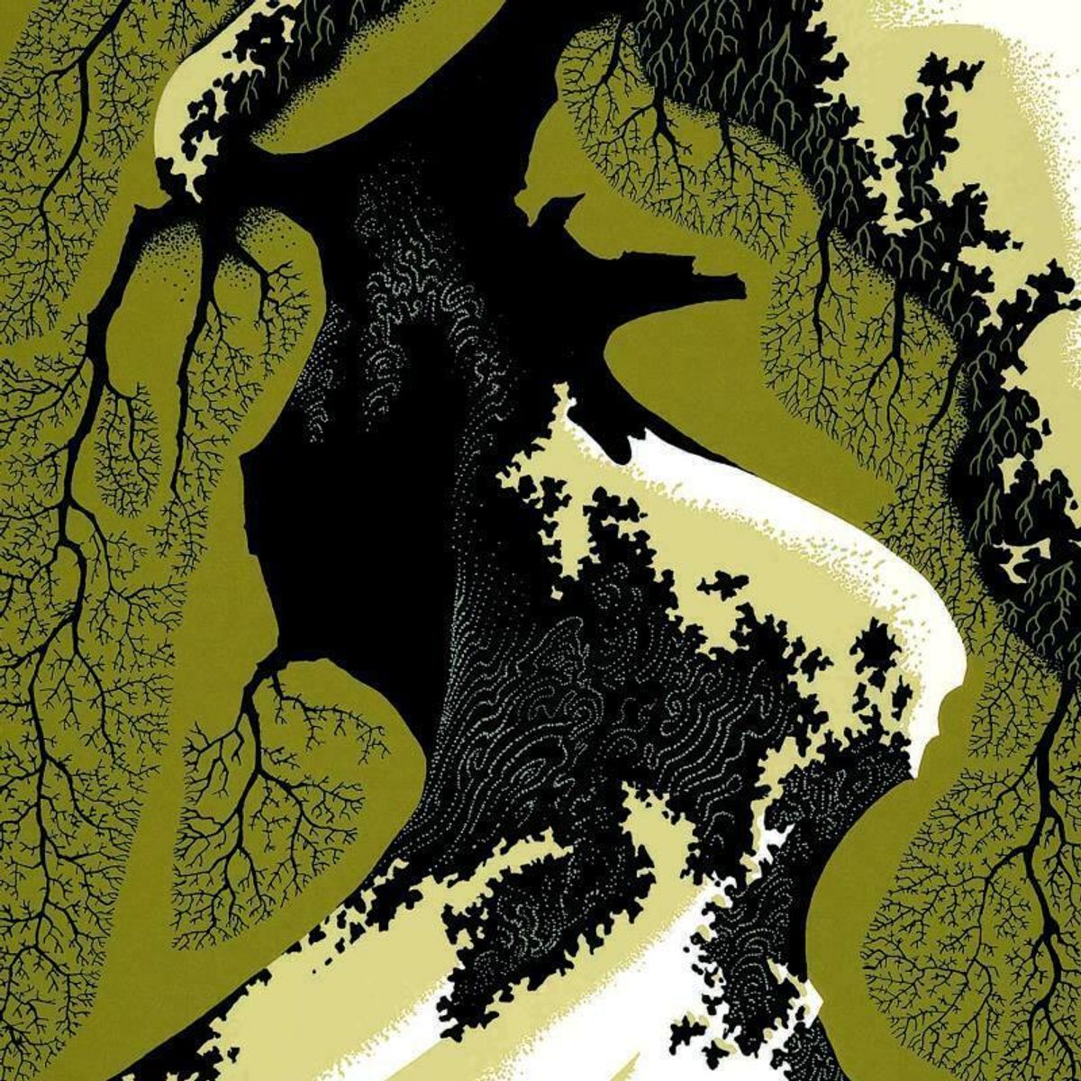 Eyvind Earle (1916-2000), "Snow Laden" Limited Edition Serigraph on Paper; Numbered & Hand Signed; with Certificate of Authenticity.