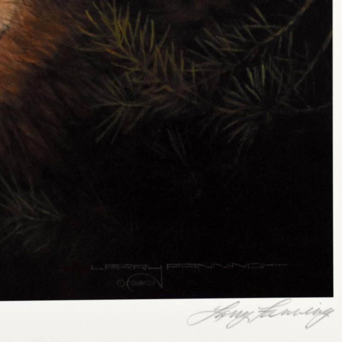 Larry Fanning (1938-2014), "Timber Mates" Limited Edition Lithograph, Numbered and Hand Signed with Letter of Authenticity.