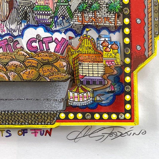 Fazzino, Charles- Serigraph "Slots of Fun"