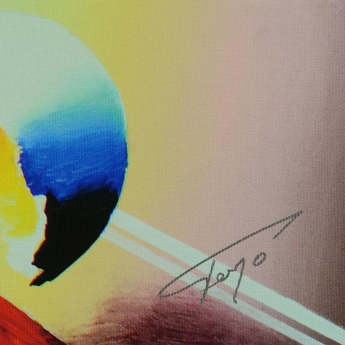 Ferjo, "Clouds in My Eye" Limited Edition on Canvas, Numbered and Signed with Letter of Authenticity.