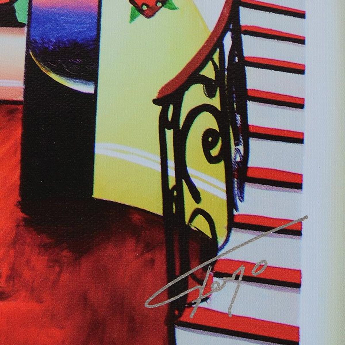 Ferjo, "Majestic Encounter" Limited Edition on Canvas, Numbered and Signed with Letter of Authenticity.