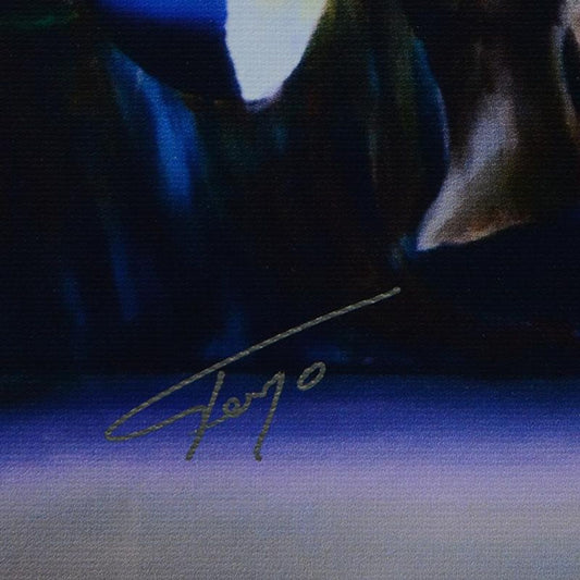 Ferjo, "A Mothers Kiss" Limited Edition on Canvas, Numbered and Signed with Letter of Authenticity.