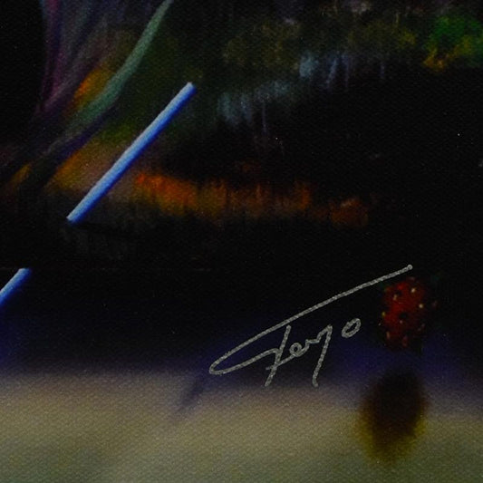 Ferjo, "Love Comes in All Sizes" Limited Edition on Canvas, Numbered and Signed with Letter of Authenticity.