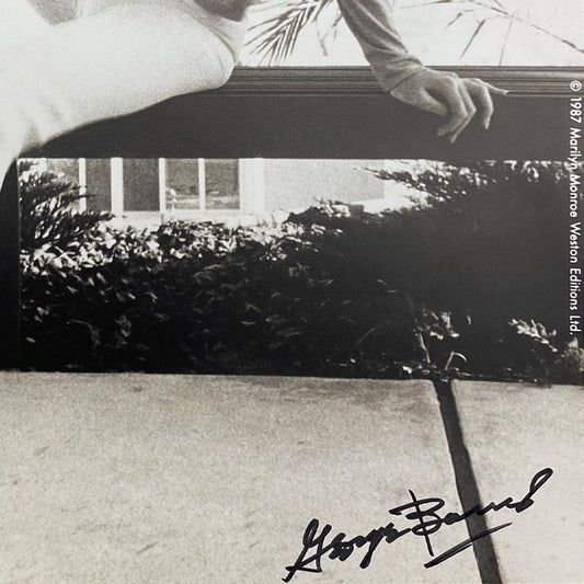 George Barris (1922-2016), "Marilyn Monroe: The Last Shoot" Photograph Printed from the Original Negative, Hand Signed and with Letter of Authenticity