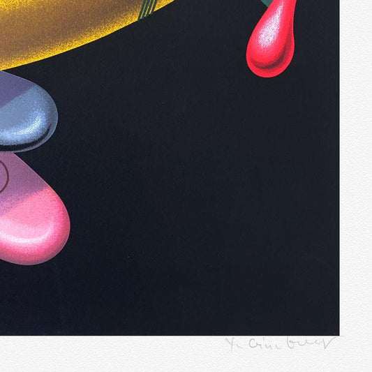 Yankel Ginzburg, "Candy Store (Black)" Limited Edition Serigraph, Numbered and Hand Signed with Letter of Authenticity