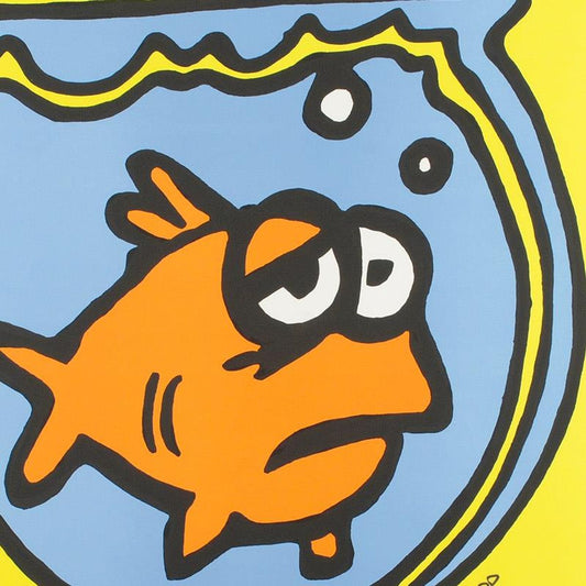 This Sucks! Limited Edition Lithograph by Todd Goldman, Numbered and Hand Signed with Certificate of Authenticity.