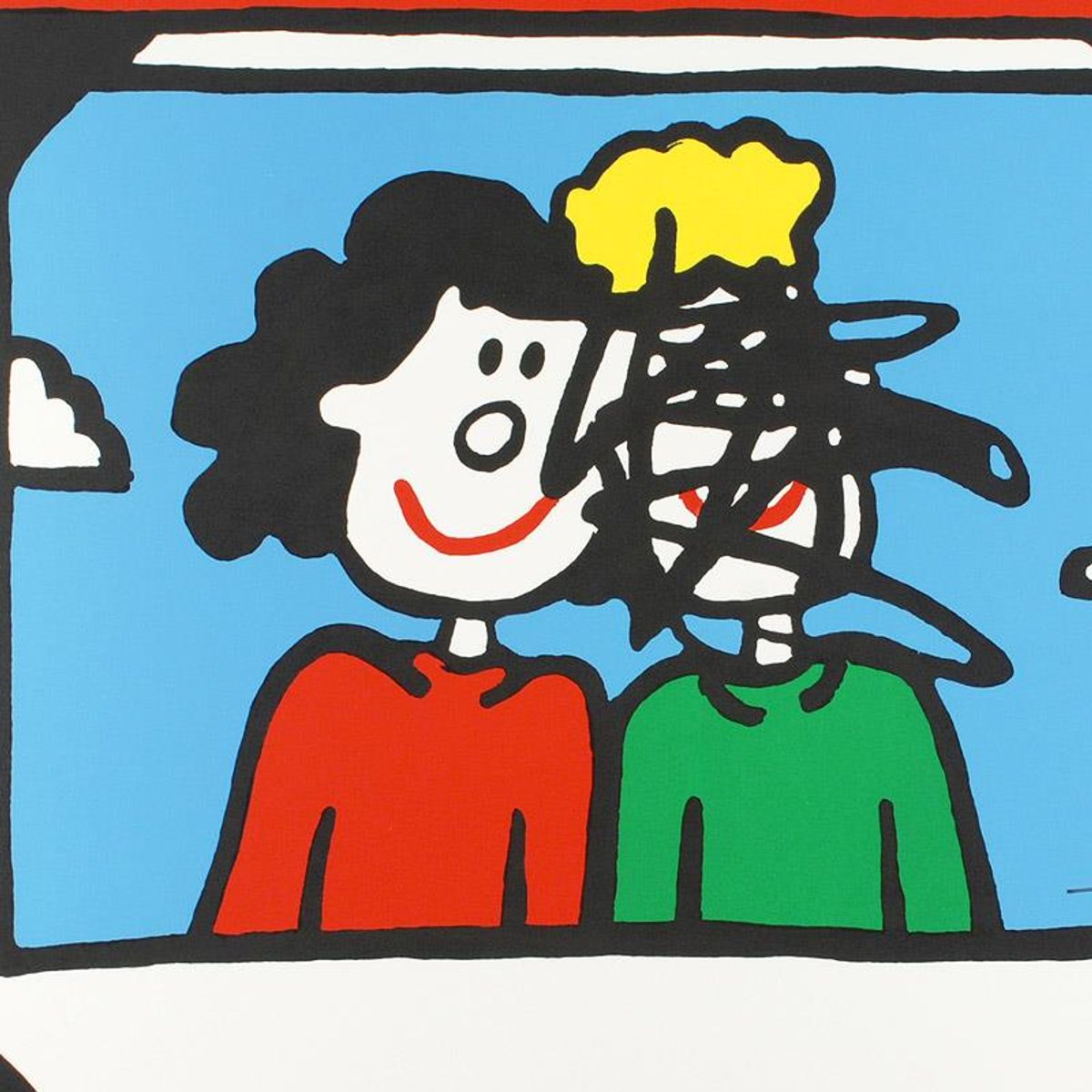 Ex-Boyfriend Limited Edition Lithograph by Todd Goldman, Numbered and Hand Signed with Certificate of Authenticity.