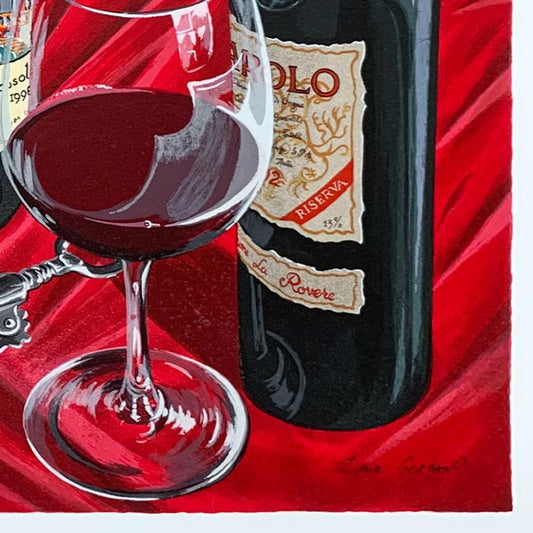 Dima Gorban, "Room for Three" Hand Signed Limited Edition Serigraph on Paper with Letter of Authenticity.