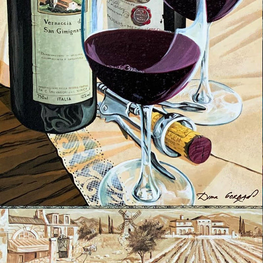 Dima Gorban, "Celebration" Hand Signed Limited Edition Serigraph on Paper with Letter of Authenticity.