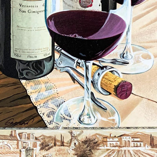 Dima Gorban, "Celebration" Hand Signed Limited Edition Serigraph on Paper with Letter of Authenticity.