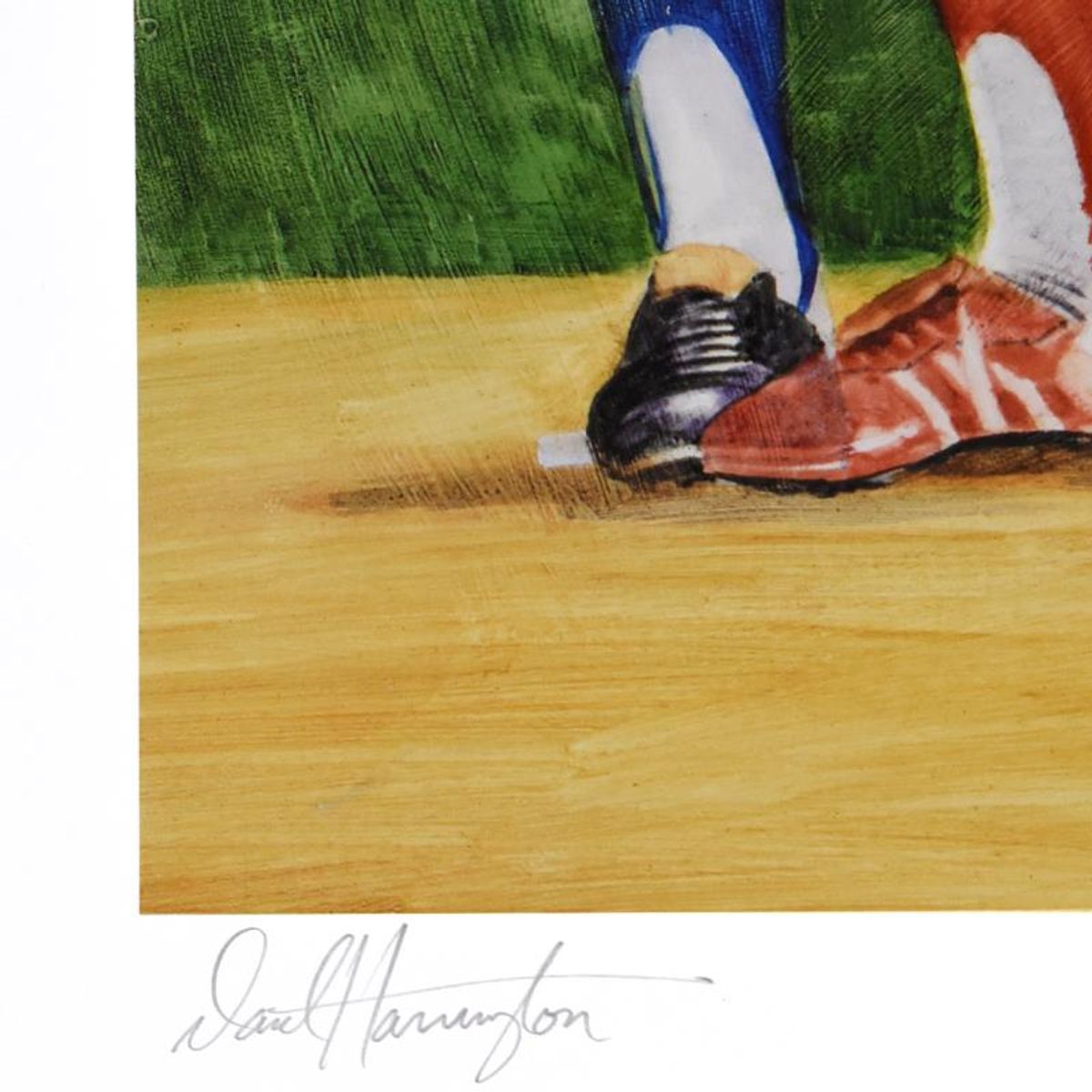David Harrington, "Nolan Ryan" Limited Edition Lithograph, Numbered and Hand Signed with Letter of Authenticity.