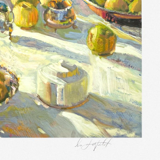 Don Hatfield, "Simple Pleasures" Limited Edition Printer's Proof Serigraph, Numbered and Hand Signed with Letter of Authenticity.