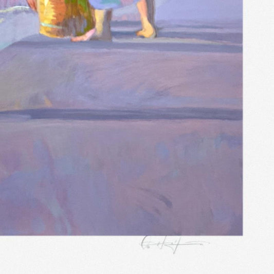 Don Hatfield, "Brothers" Limited Edition Printer's Proof Serigraph, Numbered and Hand Signed with Letter of Authenticity.