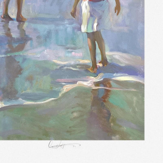 Don Hatfield, "Pastels at Noon" Limited Edition Printer's Proof Serigraph, Numbered and Hand Signed with Letter of Authenticity.