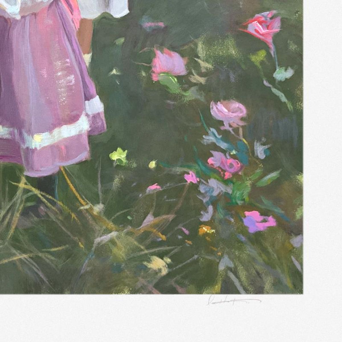 Don Hatfield, "Secret Meadow" Limited Edition Printer's Proof Serigraph, Numbered and Hand Signed with Letter of Authenticity.