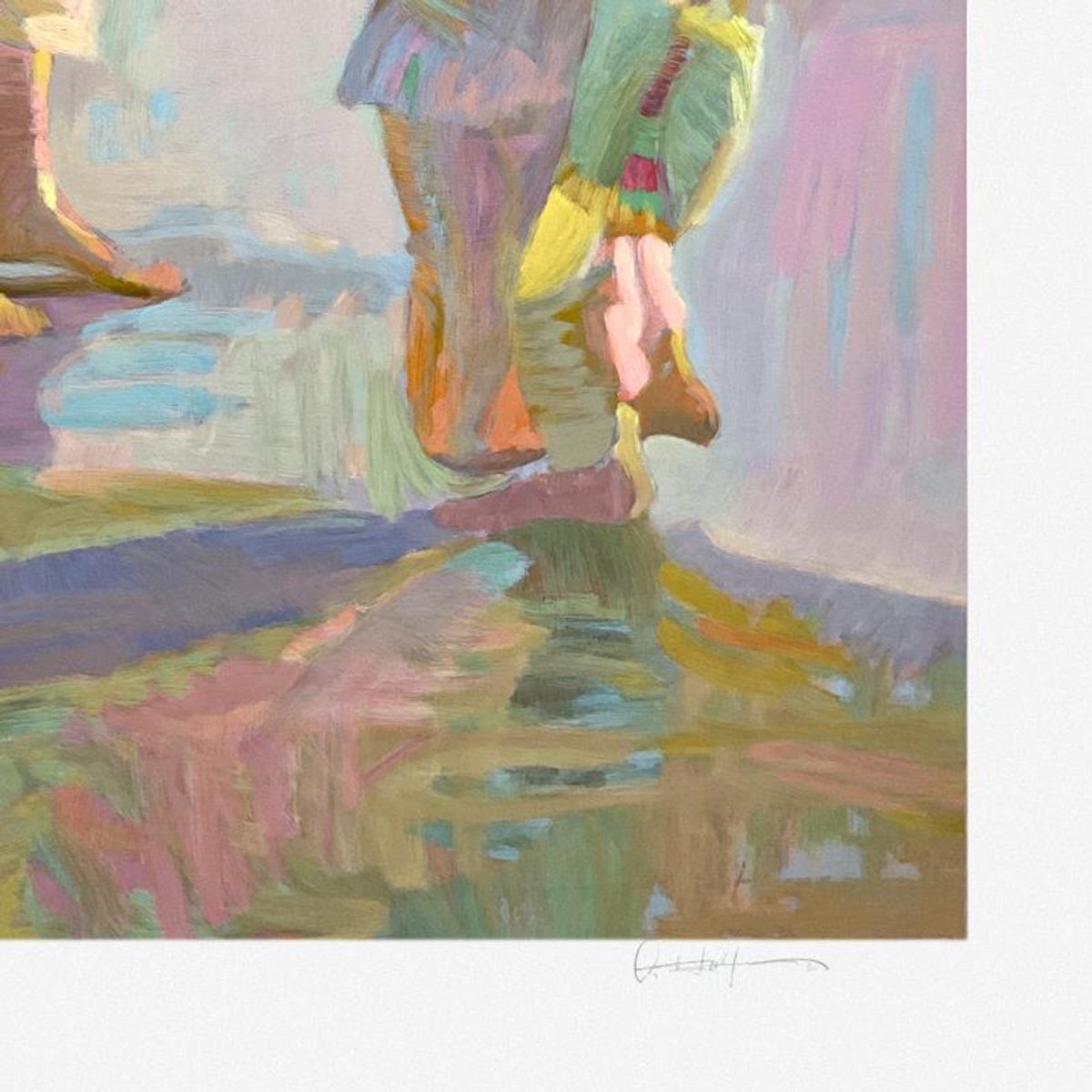 Don Hatfield, "Daughters" Limited Edition Printer's Proof Serigraph, Numbered and Hand Signed with Letter of Authenticity.