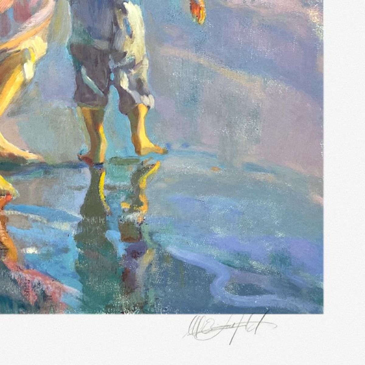 Don Hatfield, "Ocean Reflections" Limited Edition Printer's Proof Serigraph, Numbered and Hand Signed with Letter of Authenticity.