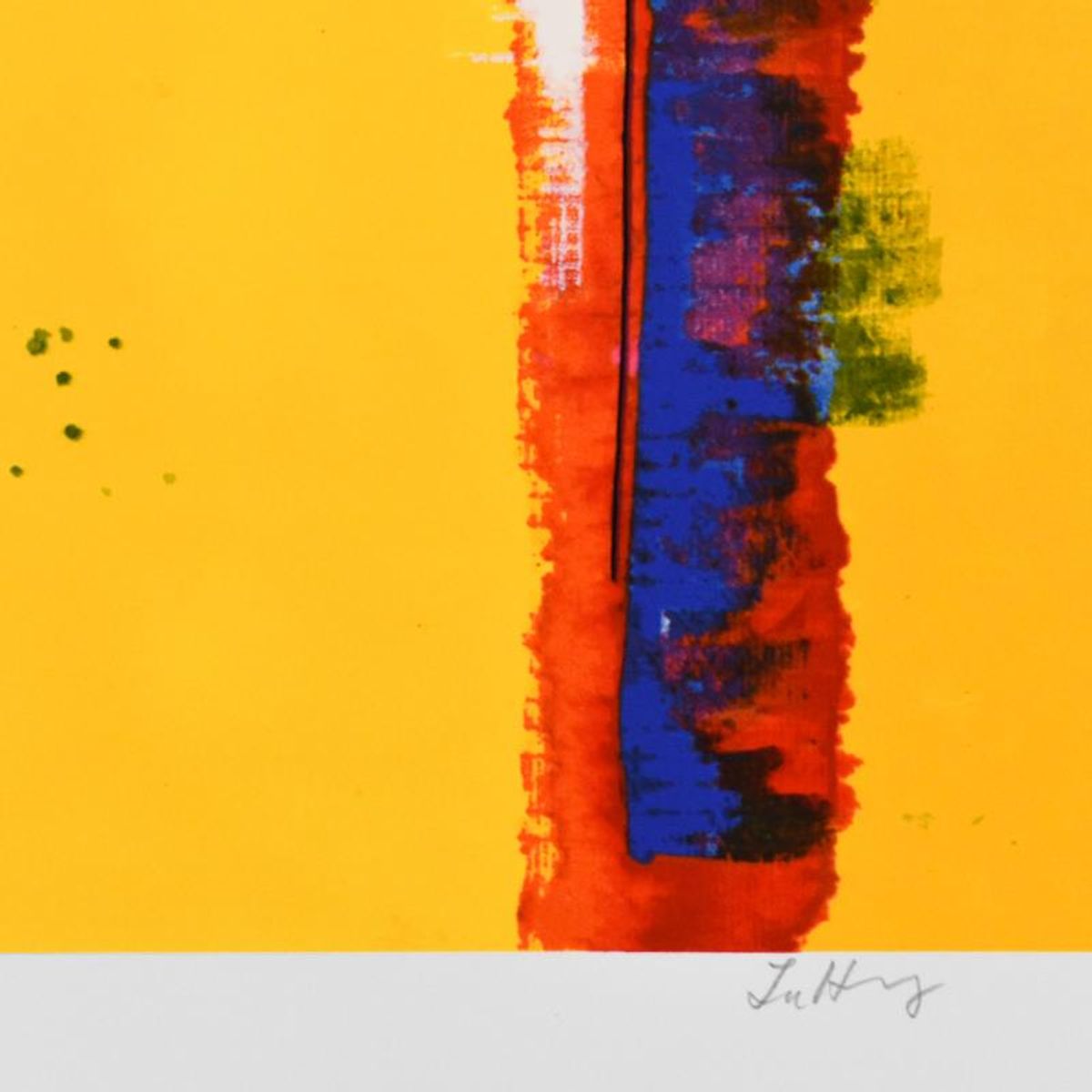 Lu Hong, "Passion of Summer" Limited Edition Serigraph, Numbered and Hand Signed with Letter of Authenticity