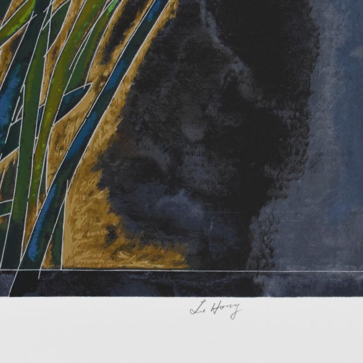 Lu Hong, "Spring Sensation" Limited Edition Serigraph (57" x 21.5"), Numbered and Hand Signed with Letter of Authenticity