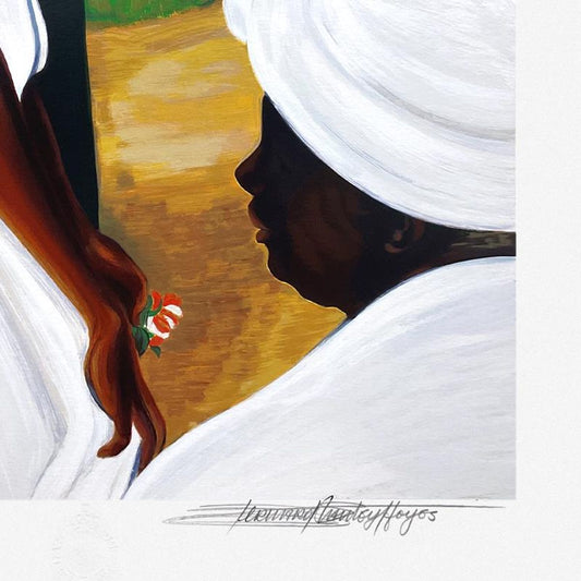 Bernard Hoyes, "Sharon's Blessing" Limited Edition Printer's Proof Serigraph, Numbered and Hand Signed with Letter of Authenticity