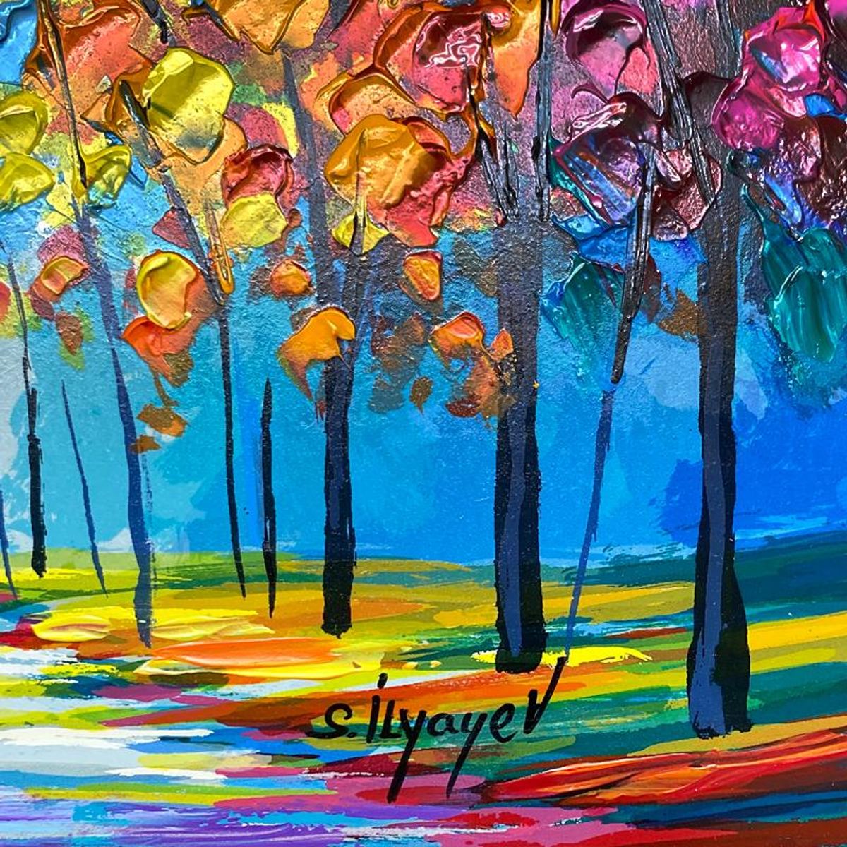 Slava Ilyayev, Hand Embellished Limited Edition Serigraph on Board, Numbered and Hand Signed with Letter of Authenticity.