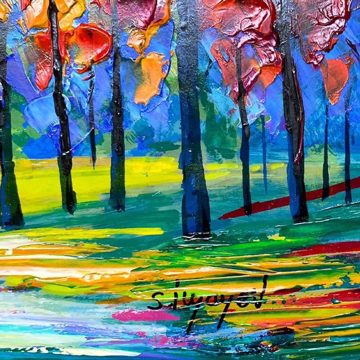 Slava Ilyayev, Hand Embellished Limited Edition Serigraph on Board, Numbered and Hand Signed with Letter of Authenticity.