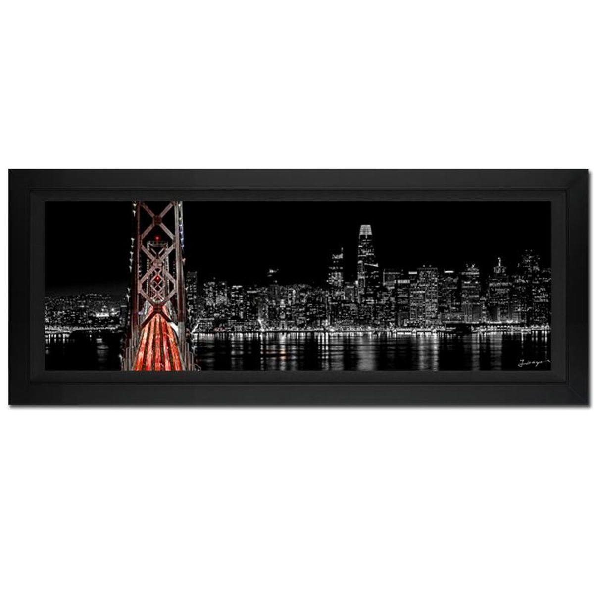 Jongas, "Dream City" Framed Limited Edition Photograph on Canvas, Numbered and Hand Signed with Letter of Authenticity.