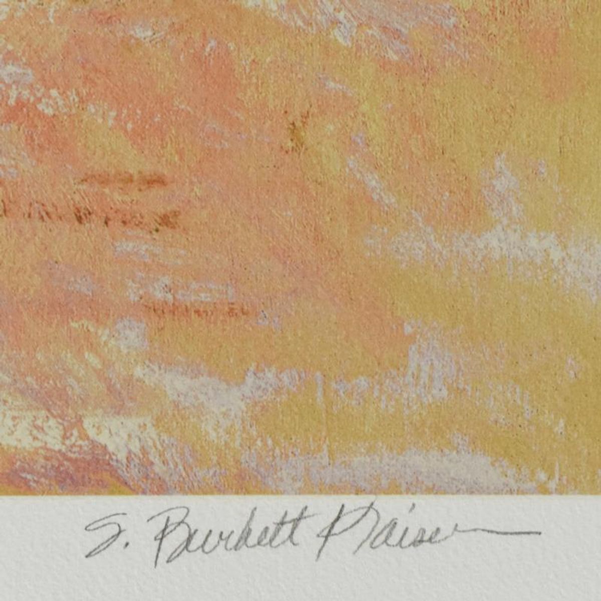S. Burkett Kaiser, "Roses & Cherries" Limited Edition, Numbered and Hand Signed with Letter of Authenticity.