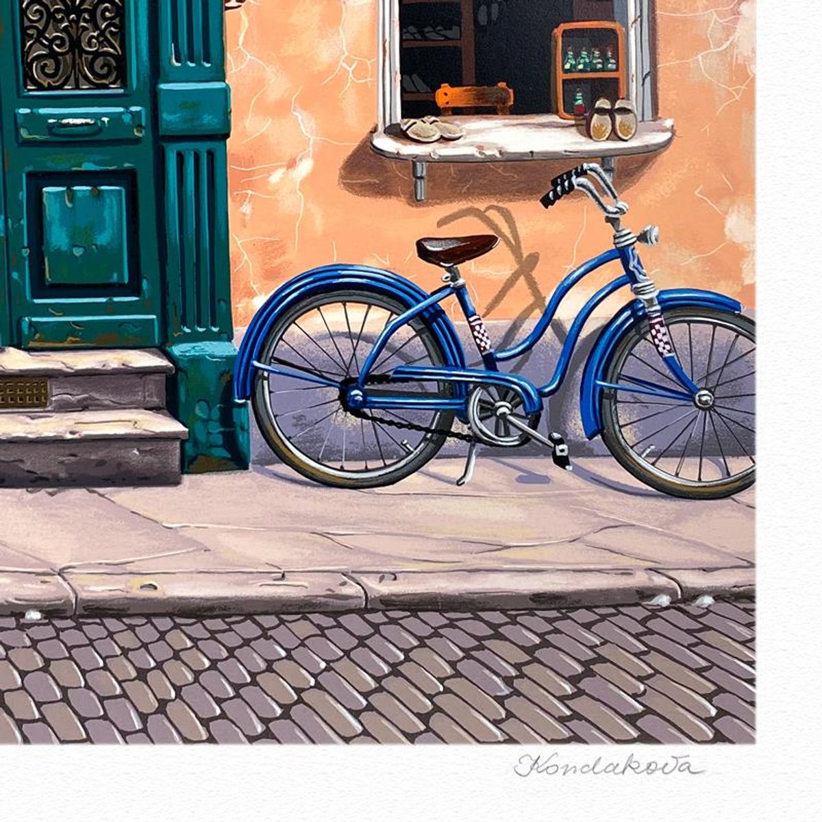 Liudmila Kondakova, "Hotel du Camelia" Limited Edition Serigraph, Numbered and Hand Signed with Letter of Authenticity
