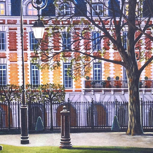 Liudmila Kondakova, "Place des Vosges" Limited Edition Lithograph, Numbered and Hand Signed with Certificate of Authenticity