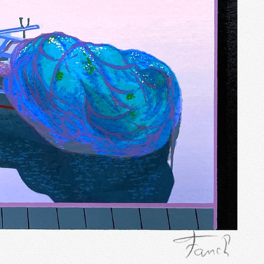 Fanch Ledan, "L'Aube Rayonnante" Limited Edition Serigraph, EA Numbered and Hand Signed with Letter of Authenticity